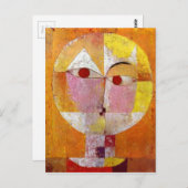 Paul Klee Senecio Painting Postkarte (Vorne/Hinten)