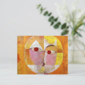 Paul Klee Senecio Painting Postkarte (Stehend Vorderseite)