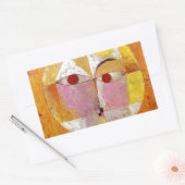 Paul Klee Senecio Painting Rechteckiger Aufkleber (Umschlag)