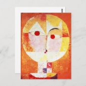 Paul Klee Senecio Postcard Postkarte (Vorne/Hinten)