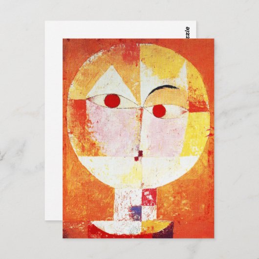 Paul Klee Senecio Postcard Postkarte (Vorne/Hinten)