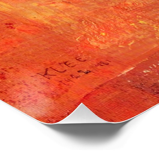 Paul Klee Senecio Poster (Ecke)