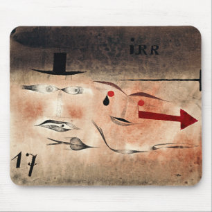 Paul Klee - Siebzehn, Verrückt, Mousepad