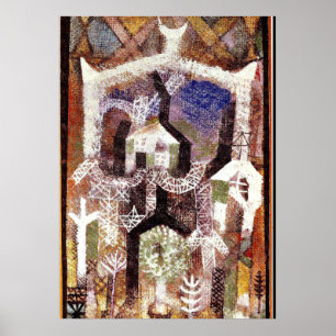 Paul Klee - Sommerhäuser Poster
