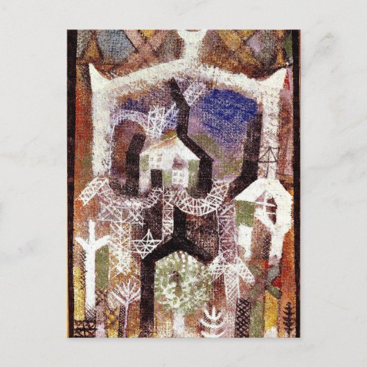 Paul Klee - Sommerhäuser Postkarte (Vorderseite)