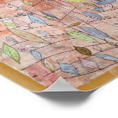 Paul Klee - Sparse foliage Poster (Ecke)