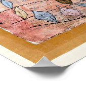 Paul Klee, Sparse Foliage, Poster (Ecke)