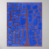 Paul Klee, Später Abend Blick hinaus... Poster (Vorne)