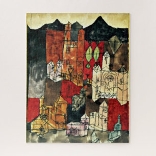 Paul Klee - Stadt der Kirchen Puzzle