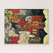Paul Klee - Stadt der Kirchen Puzzle (Horizontal)