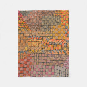 Paul Klee - Stadtburg Fleecedecke
