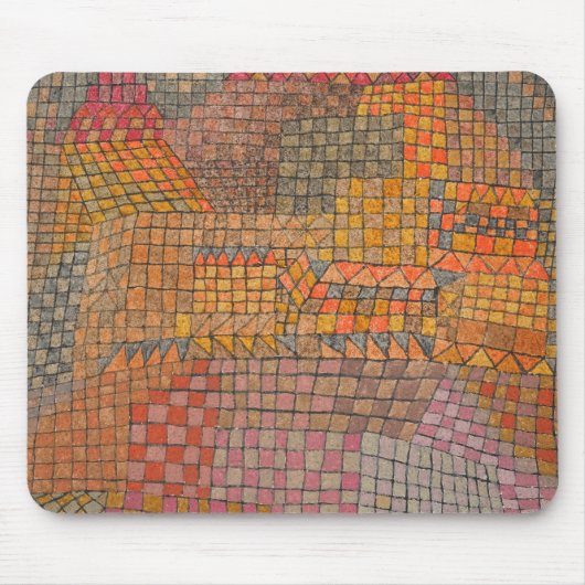 Paul Klee - Städtische Burg Mousepad (Vorne)