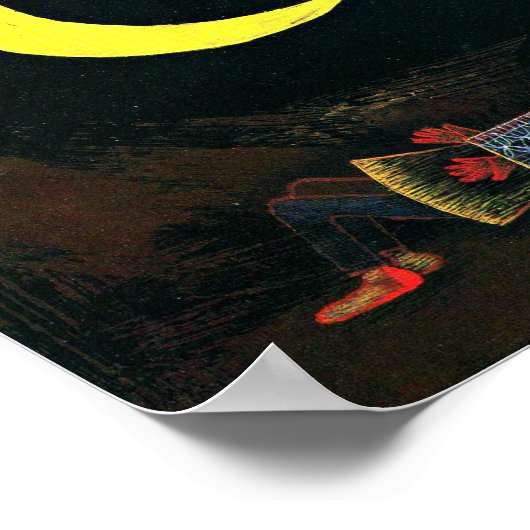 Paul Klee: Starker Traum, beliebtes Kunstwerk Poster (Ecke)