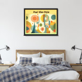 Paul Klee Style Leinwanddruck (Insitu (Schlafzimmer))