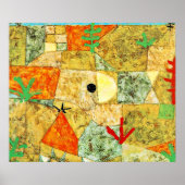 Paul Klee - Südliche Gärten, Poster (Vorne)