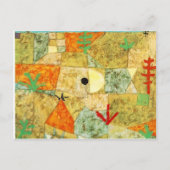 Paul Klee - Südliche Gärten Postkarte (Vorderseite)