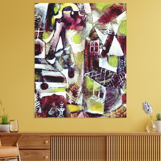 Paul Klee - Sumpflegende Leinwanddruck (Insitu (Wohnzimmer))