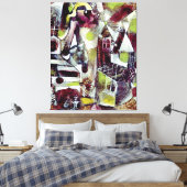 Paul Klee - Sumpflegende Leinwanddruck (Insitu (Schlafzimmer))