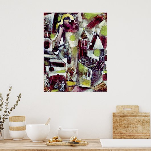 Paul Klee - Sumpflegende Poster (Küche)