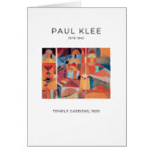 Paul Klee, Temple Gardens (1920) - Fine Art Card (Vorne)