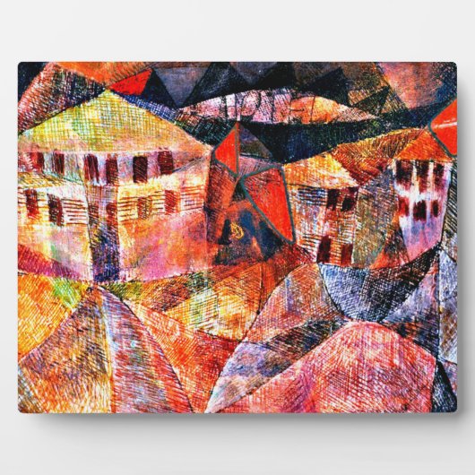 Paul Klee - The Hotel, Fotoplatte (Vorderseite)