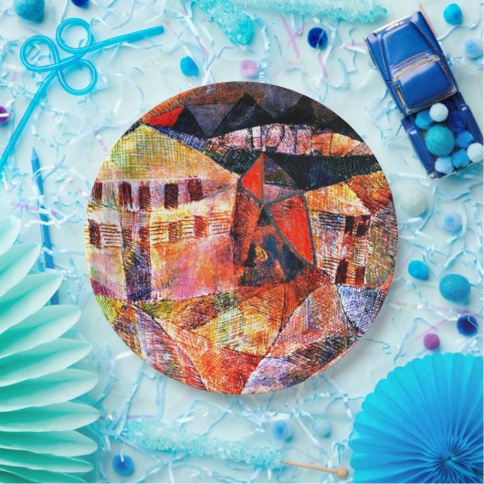 Paul Klee, The Hotel, Pappteller (Party)