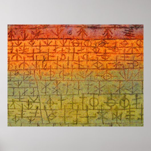 Paul Klee The Tree Kinderzimmer Poster (Vorne)