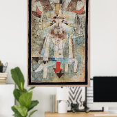 Paul Klee - The Wild Man, Poster (Heimbüro)