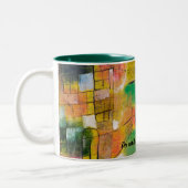 Paul Klee Tree und Architekturrhythmen Zweifarbige Tasse (Links)