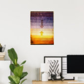 Paul Klee Trennung im Abend-Poster Poster (Heimbüro)