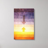 Paul Klee Trennung in der Abend-Leinwand