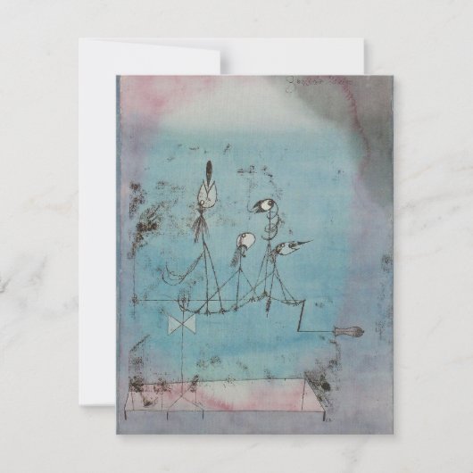 Paul Klee - Twitter Einladung (Vorderseite)