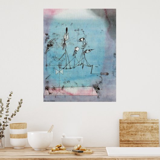 Paul Klee Twitter-Maschine Poster (Küche)