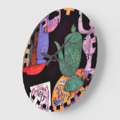 Paul Klee: Unbetitelt (Stillleben) Große Wanduhr (Winkel)