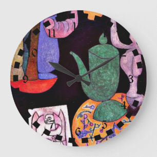 Paul Klee: Unbetitelt (Stillleben) Große Wanduhr
