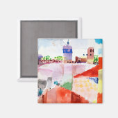 Paul Klee View of Hammamet Magnet (Vorderseite/Rückseite)