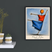 Paul Klee Vogelscheuchen-Poster Abstrakte modernis Poster