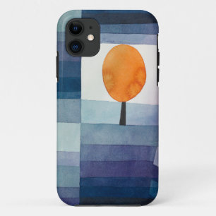 Paul Klee Vorbote des Herbstes Blau Moderne Abstra Case-Mate iPhone Hülle