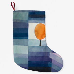 Paul Klee Vorbote des Herbstes Blau Moderne Abstra Kleiner Weihnachtsstrumpf