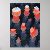 Paul Klee - Wachstum der nächtlichen Pflanze Poster (Vorne)