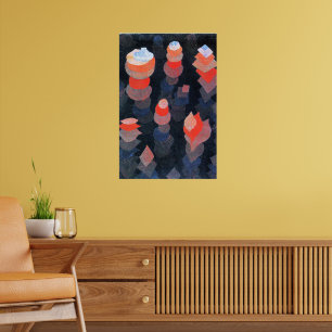 Paul Klee - Wachstum der nächtlichen Pflanze Poster