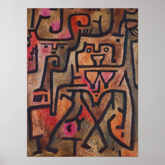 Paul Klee - WaldHexen Poster (Vorne)