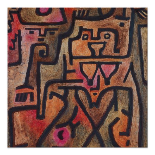 Paul Klee - Waldhexen Poster (Vorderseite)