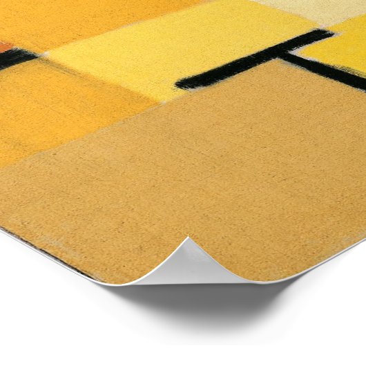 Paul Klee - Zeichen in Gelb Poster (Ecke)