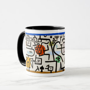 Paul Klees Abstrakt-Art-Kaffee-Tasse von Rich Port Tasse