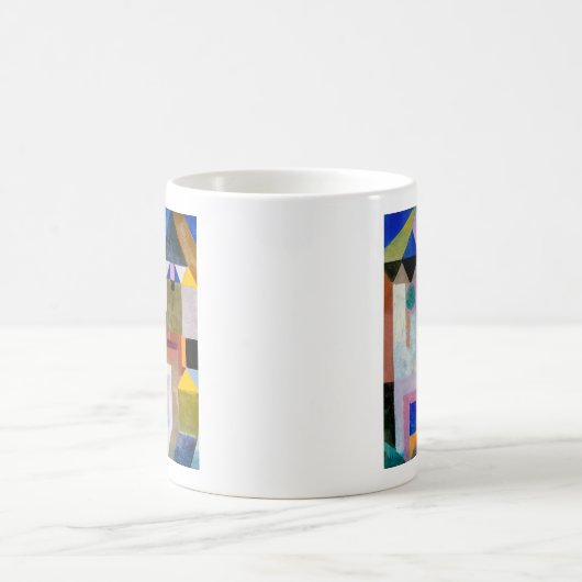 Paul Klees "Colorful Architecture (1917)" Kaffeetasse (Mittel)