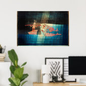 Paul Klees Gemälde, Die Seefahrer, Poster (Heimbüro)