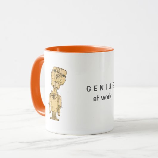 Paul Klees Ghost of a Genius Kaffeetasse (Vorderseite Links)