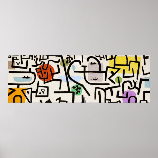 Paul Klees Reicher Hafen  Poster (Vorne)