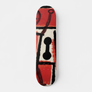 Paul Klees Schlosserin - Coole Vintage Abstrakte K Skateboard